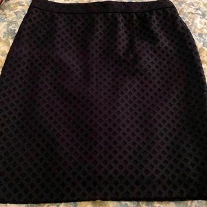 Womens Navy Blue Banana  Republic’s Professional Wear Skirt Size 10, Textured